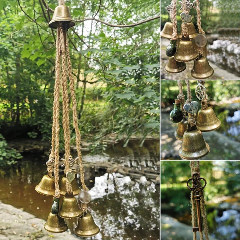 Witches Bells Door Protection Charm Wicca Decor Clearing Negative Energy Hanging Ornament Wind Chimes Carillon à Vent
Witches Bells Door Protection Charm Wicca Decor Clearing Negative Energy Hanging Ornament Wind Chimes Carillon à Vent