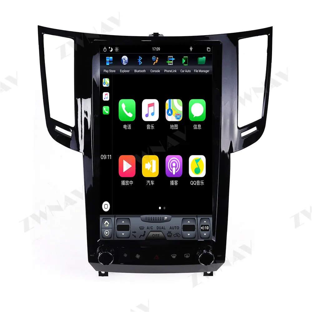 128G экран Теслы для Infiniti FX FX35 FX25 FX37 FX50 2009 2010 2011 2012 2013 2014 2015 Android GPS аудио рекордер