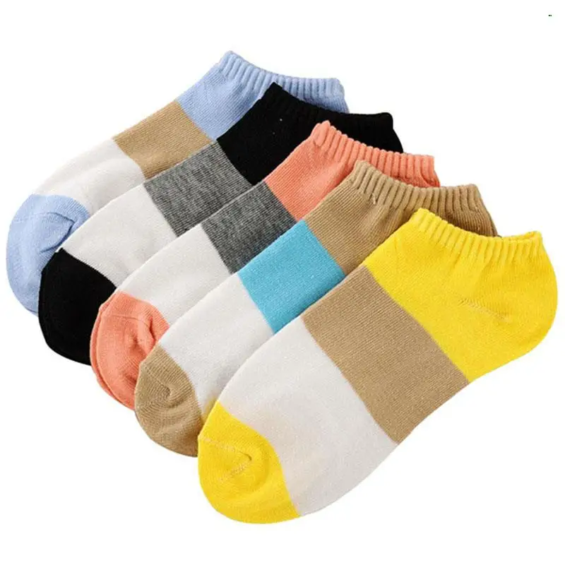 5pairs Women Ankle Socks Cotton Socks Patchwork Invisible Durable Socks Meias Cute Fashion Casual Comfort Breathable Female Girl
5pairs Women Ankle Socks Cotton Socks Patchwork Invisible Durable Socks Meias Cute Fashion Casual Comfort Breathable Female Girl