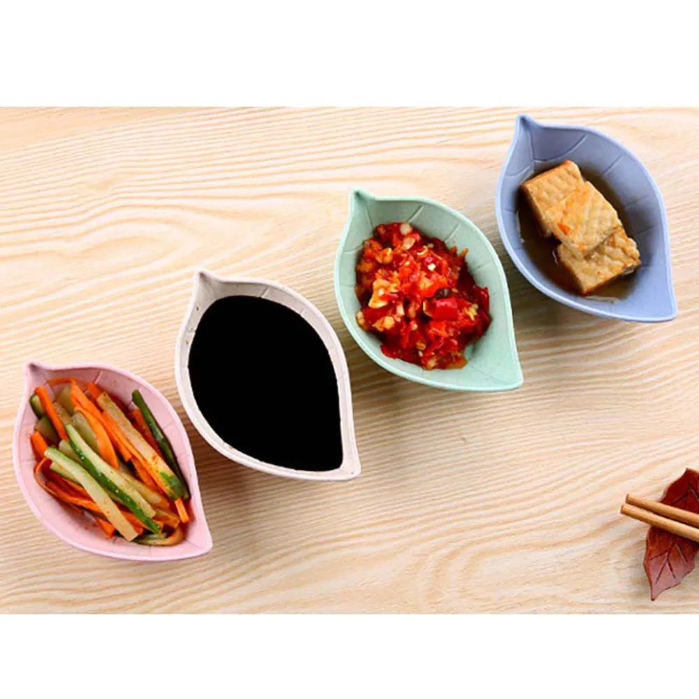 4Pcs 11X7 Cm Tableware Food Container Kitchen Table Supplies Leaf Shape Seasoning Dish Kid Bowl Wheat Straw Soy Sauce Plate
4Pcs 11X7 Cm Tableware Food Container Kitchen Table Supplies Leaf Shape Seasoning Dish Kid Bowl Wheat Straw Soy Sauce Plate