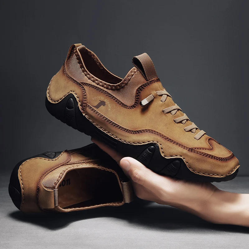 2022 New Men's Leather Sports Shoes Trend Casual Shoes Breathable Casual Men's Sports Soft Shoes Non-slip Shoes Vulcanized Shoes
2022 New Men's Leather Sports Shoes Trend Casual Shoes Breathable Casual Men's Sports Soft Shoes Non-slip Shoes Vulcanized Shoes