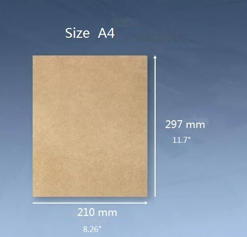 Размеры A4 крафт матовый картон толстый карты для рукоделия изготовления