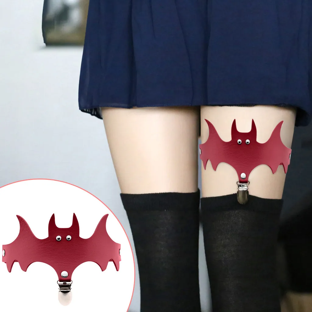 COOL Halloween decoration Thigh ring Lady Adjustable Halloween Bat Wing Thigh Leg Stockings Suspender Garter Belt Garter belt T3
COOL Halloween decoration Thigh ring Lady Adjustable Halloween Bat Wing Thigh Leg Stockings Suspender Garter Belt Garter belt T3