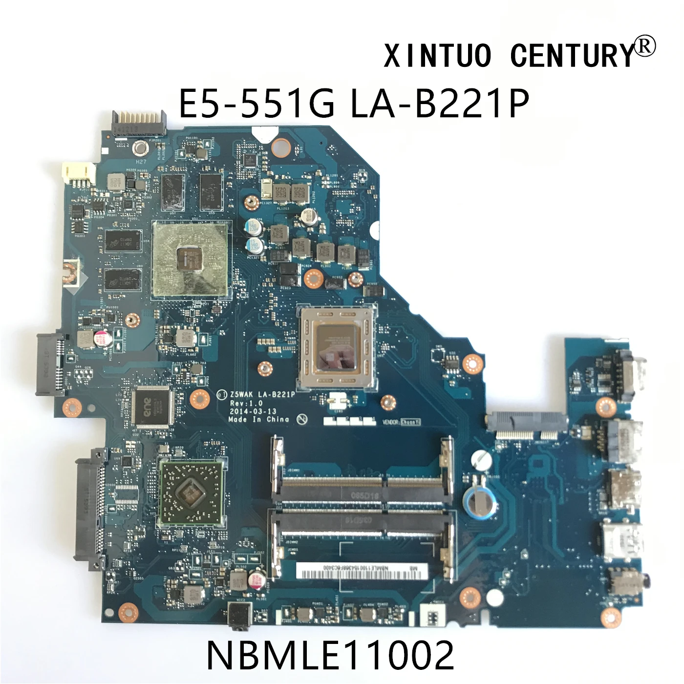 NBMLE11002 для Acer Aspire E5-551G Материнская плата ноутбука Z5WAK LA-B221P с A8-7100 Процессор R7 M265 2 Гб GPU 100% тестирование работы
NBMLE11002 для Acer Aspire E5-551G Материнская плата ноутбука Z5WAK LA-B221P с A8-7100 Процессор R7 M265 2 Гб GPU 100% тестирование работы
