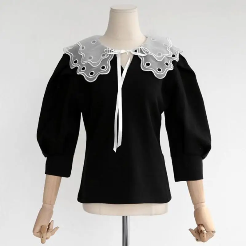 European Style Women Girls Chiffon Lace Fake False Collar Decorative Double Layer Floral Embroidery Choker Blouse Shawl Bowtie
European Style Women Girls Chiffon Lace Fake False Collar Decorative Double Layer Floral Embroidery Choker Blouse Shawl Bowtie