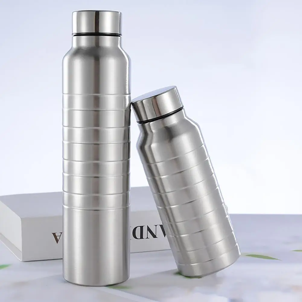 

Corrosion Resistance Thermal Bottle Vacuum Bottle 650/1000ml Rolled Thread Stainless Steel Large Capacity Portable Water Bottle