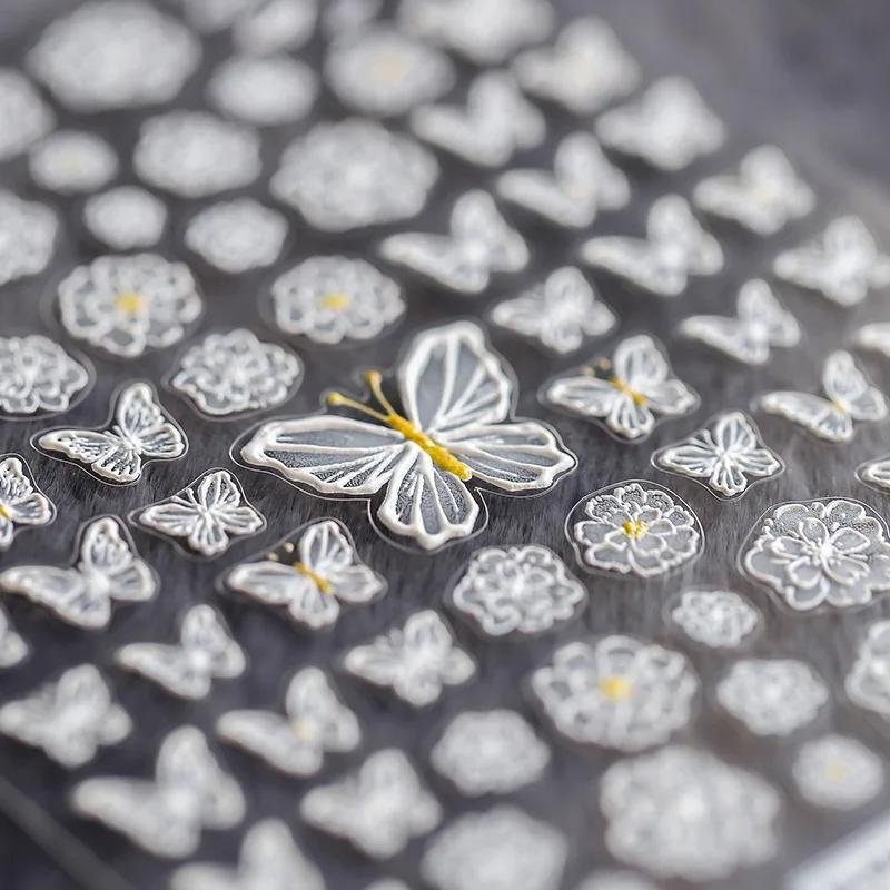 5D Relief Butterfly Nail Foils Holographic Stickers Women Small Nails Art Decals DIY Paper Wraps Manicure Decorations T1023
5D Relief Butterfly Nail Foils Holographic Stickers Women Small Nails Art Decals DIY Paper Wraps Manicure Decorations T1023