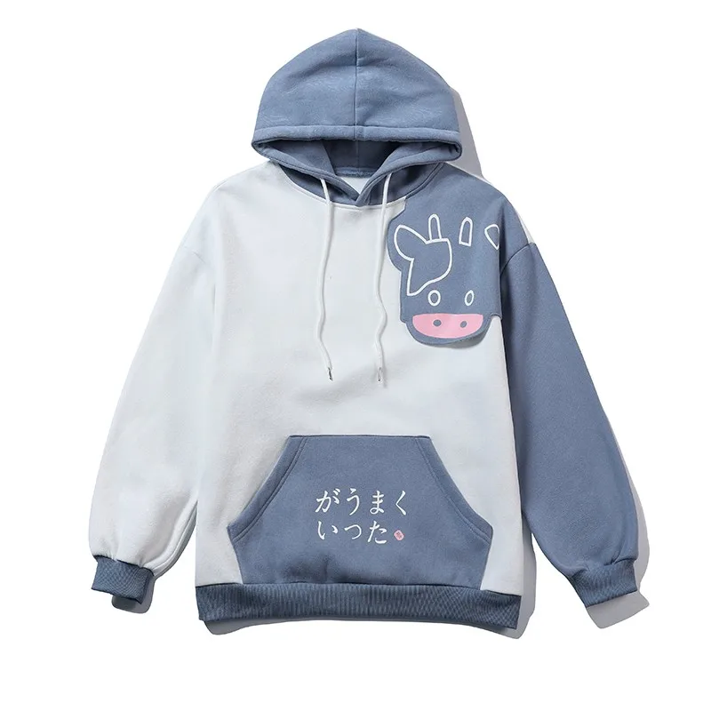 Осень 2021, толстовка унисекс в стиле Харадзюку, свитшот, мужская Милая уличная одежда оверсайз с мультяшным принтом животных, повседневная о...
Осень 2021, толстовка унисекс в стиле Харадзюку, свитшот, мужская Милая уличная одежда оверсайз с мультяшным принтом животных, повседневная о...