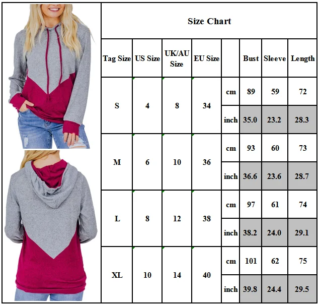 VICABO Women's Sweatshirt Patchwork Pullover Women Long Sleeve Autumn Women Clothes Streetwear Harajuku Drawstring Hoodie
VICABO Women's Sweatshirt Patchwork Pullover Women Long Sleeve Autumn Women Clothes Streetwear Harajuku Drawstring Hoodie
