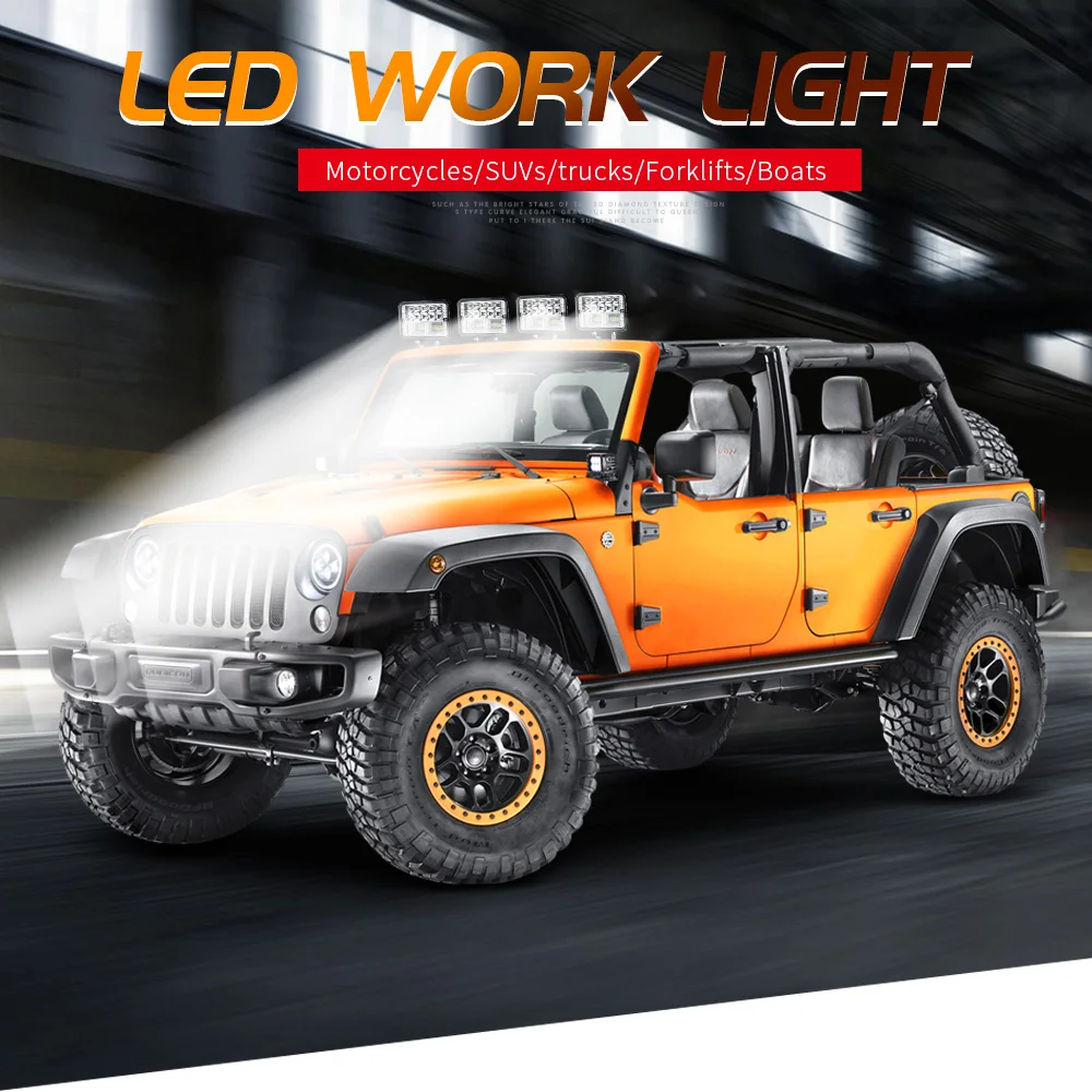 With Mounting Bracket Work Light Waterproof Replacement LED 78W 4 inch High Brightness
With Mounting Bracket Work Light Waterproof Replacement LED 78W 4 inch High Brightness