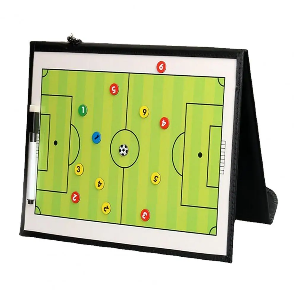 Football Soccer Coaches Tactic Board Anti-slip Fine Workmanship PVC Coaching Strategy Foldable Magnetic Board Kit for Coach
Football Soccer Coaches Tactic Board Anti-slip Fine Workmanship PVC Coaching Strategy Foldable Magnetic Board Kit for Coach