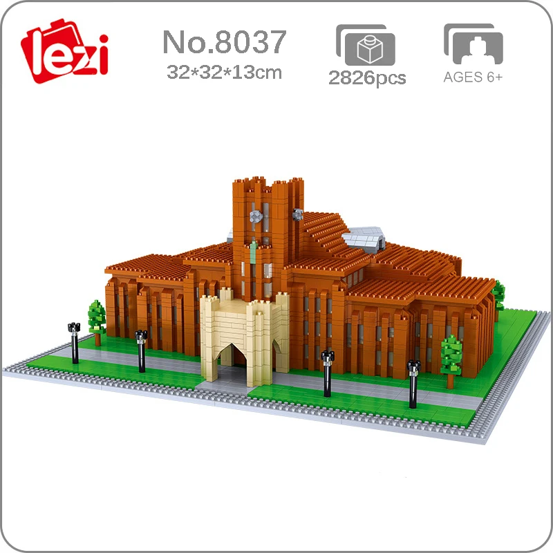 Lezi City Architecture Japan Tokyo University School 3D Model Building Blocks Set DIY Mini Diamond Bricks Toy for Boys Children
Lezi City Architecture Japan Tokyo University School 3D Model Building Blocks Set DIY Mini Diamond Bricks Toy for Boys Children