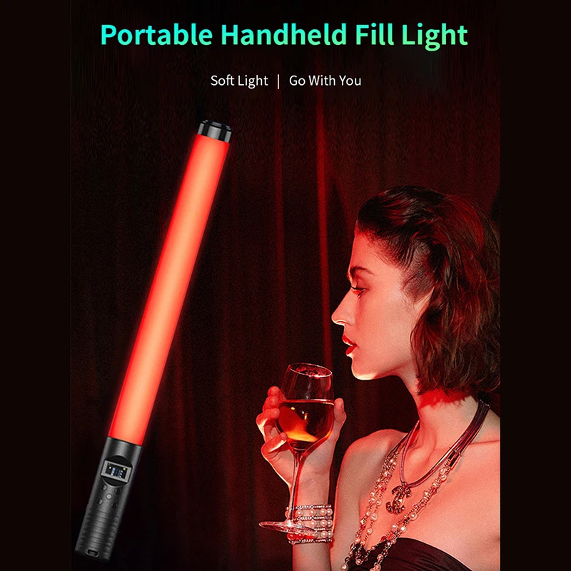 RGB Photographic Lighting Stick USB Rechargeable Handheld Light Wand RGB Fill Lamp For Party Wedding 10 Scenes Can Change 1 Pc
RGB Photographic Lighting Stick USB Rechargeable Handheld Light Wand RGB Fill Lamp For Party Wedding 10 Scenes Can Change 1 Pc