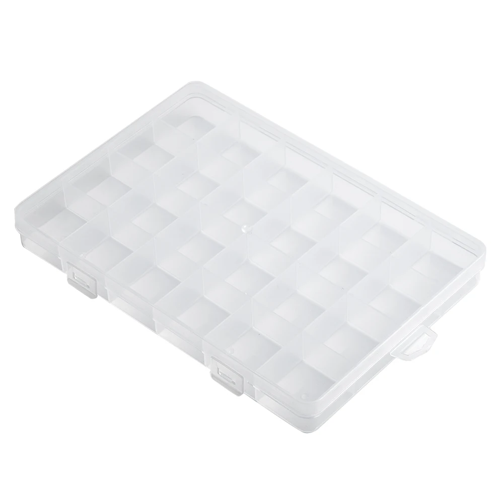 24 Grids Plastic Cross Stitch Embroidery Floss Storage Box Floss Bobbins Storage Organizer DIY Cross Stitch Sewing Supplies
24 Grids Plastic Cross Stitch Embroidery Floss Storage Box Floss Bobbins Storage Organizer DIY Cross Stitch Sewing Supplies