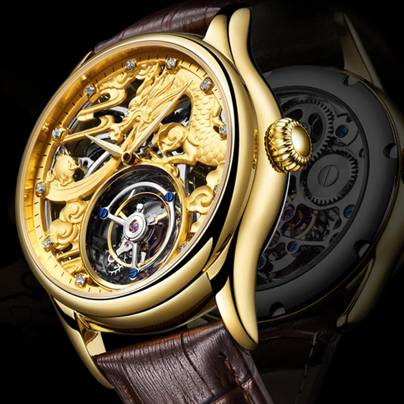 AESOP Original Tourbillon Mechanical Wrist Watches For Men Skeleton Movement Male Sapphire Luxury Brand Waterproof Mens Watch
AESOP Original Tourbillon Mechanical Wrist Watches For Men Skeleton Movement Male Sapphire Luxury Brand Waterproof Mens Watch