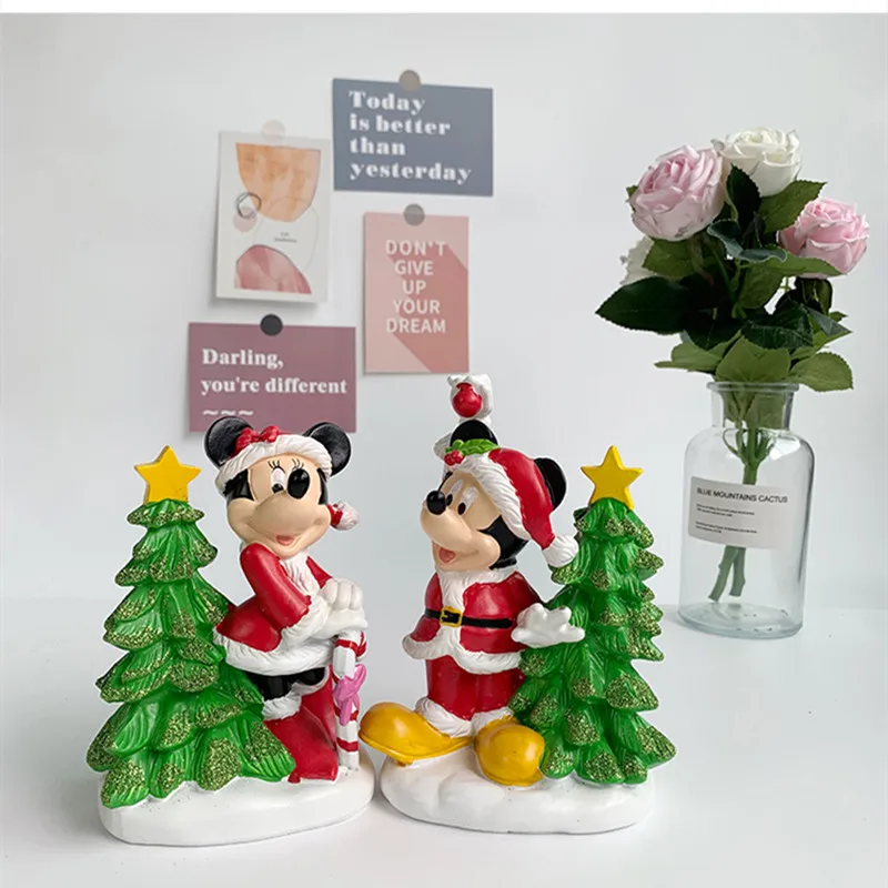 Disney Original 16.5cm Mickey Minnie Action Figure Toy Christmas Decorations Cartoon Furnishings Home Decoration Children's Gift 
Disney Original 16.5cm Mickey Minnie Action Figure Toy Christmas Decorations Cartoon Furnishings Home Decoration Children's Gift