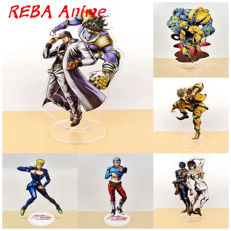 Anime JOJO Bizarre Adventure Acrylic Keychains Standing Card Giorno Jobana Key Chain Figure Cosplay Trinket Keyring Gift
Anime JOJO Bizarre Adventure Acrylic Keychains Standing Card Giorno Jobana Key Chain Figure Cosplay Trinket Keyring Gift