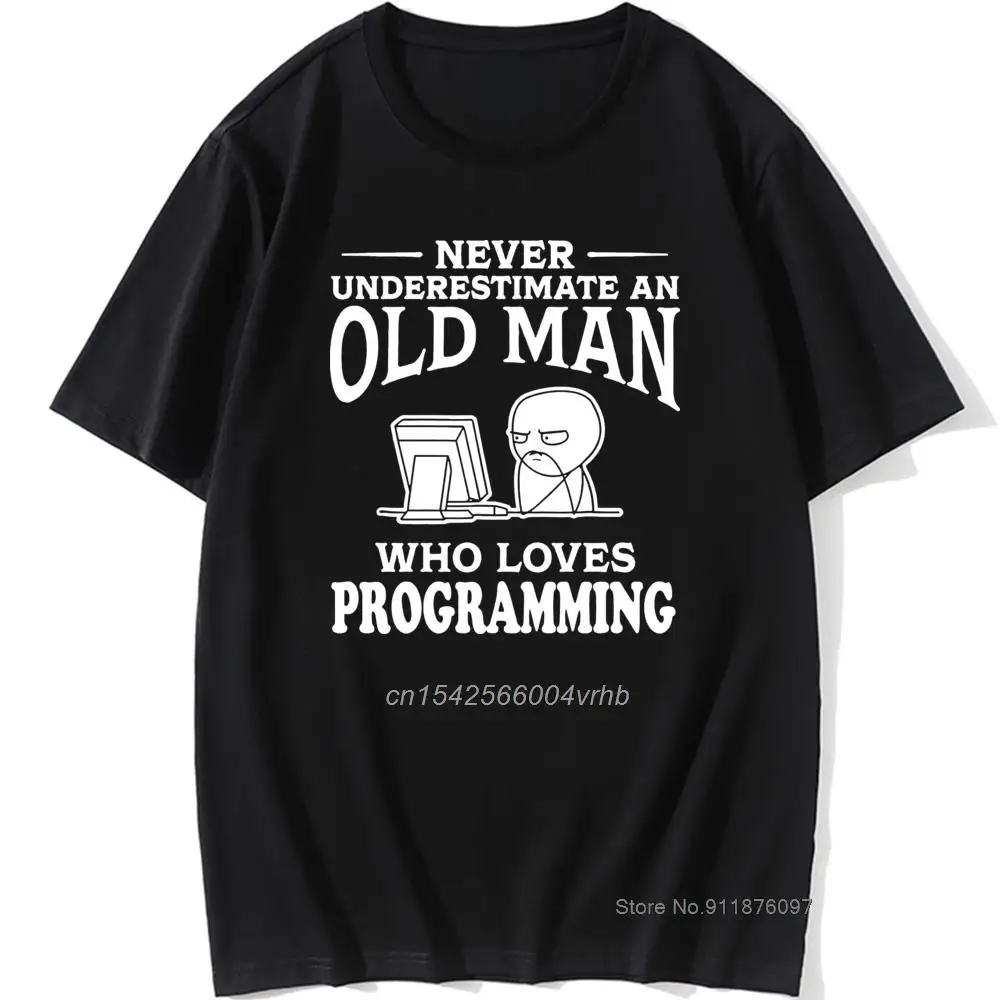 

Никогда не подучить старого человека с компьютером, футболка, программатор, код разработчика, Geek программное обеспечение, инженер, подарок ...