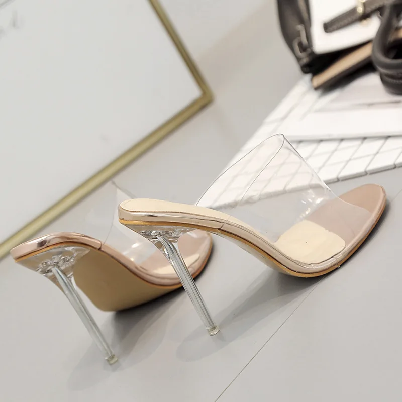 Fashion Summer Women Sandals Casual PU Transparent Slip On Thin Heels 11CM High Heels Open Toed Women Shoes Sexy Pumps
Fashion Summer Women Sandals Casual PU Transparent Slip On Thin Heels 11CM High Heels Open Toed Women Shoes Sexy Pumps
