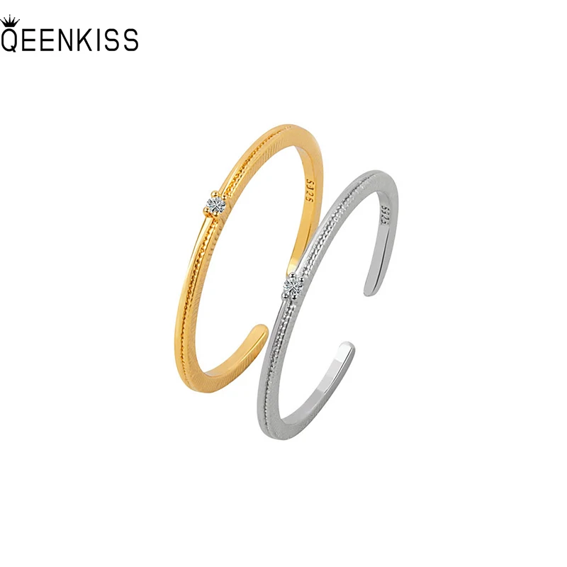 QEENKISS RG678Jewelry Wholesale Fashion Woman Girl Birthday Wedding Simplicity Round AAA Zircon18KT Gold White Gold Opening Ring 
QEENKISS RG678Jewelry Wholesale Fashion Woman Girl Birthday Wedding Simplicity Round AAA Zircon18KT Gold White Gold Opening Ring