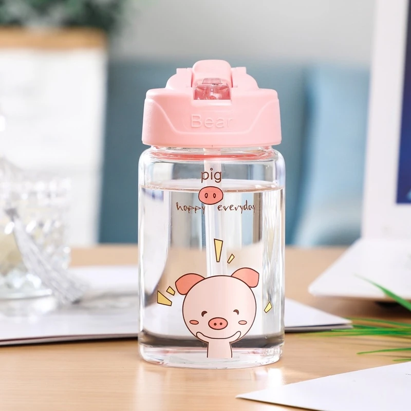 Summer new piglet straw glass simple environmental children's office office drinking water glass cup
Summer new piglet straw glass simple environmental children's office office drinking water glass cup