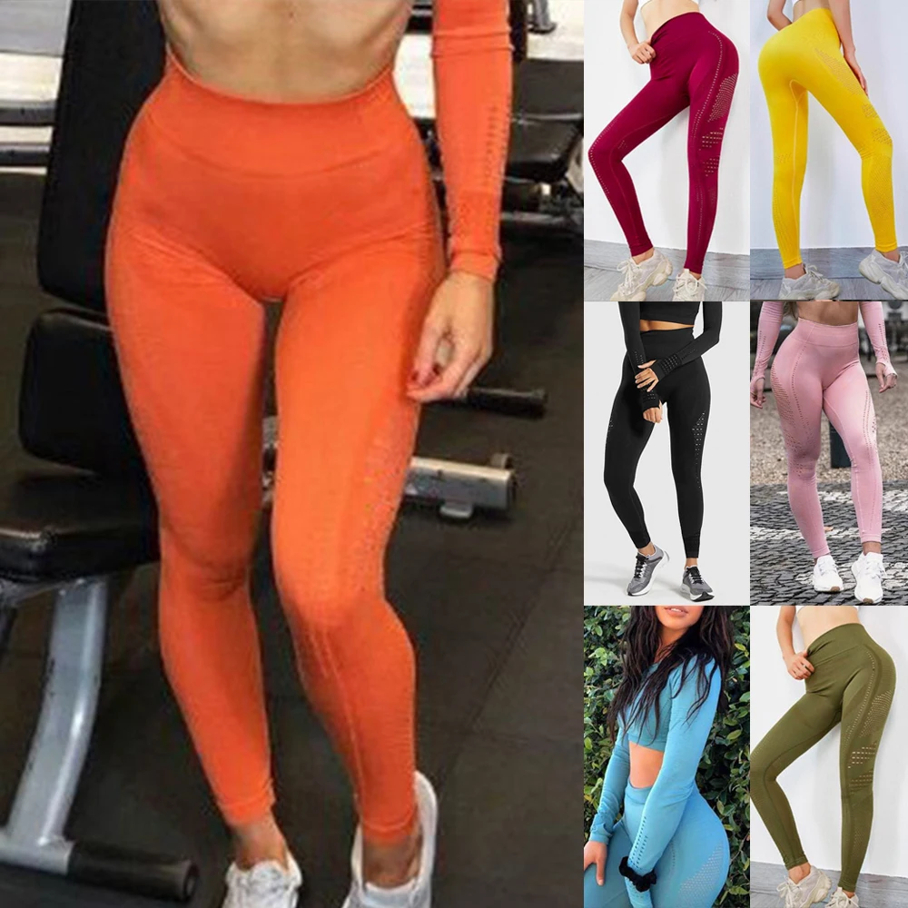 Women Gym Leggings Pants Solid Color Quick Dry High Waist Hollow Out Bodycon Jogging Workout Fitness Trousers
Women Gym Leggings Pants Solid Color Quick Dry High Waist Hollow Out Bodycon Jogging Workout Fitness Trousers