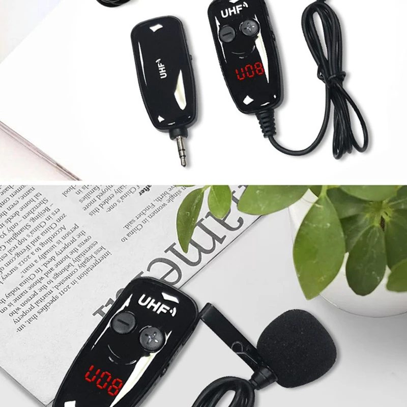 Professional UHF Microphone Microphone Camera Mic with LCD Display for Phone SLR Camera PC and Sound Card
Professional UHF Microphone Microphone Camera Mic with LCD Display for Phone SLR Camera PC and Sound Card