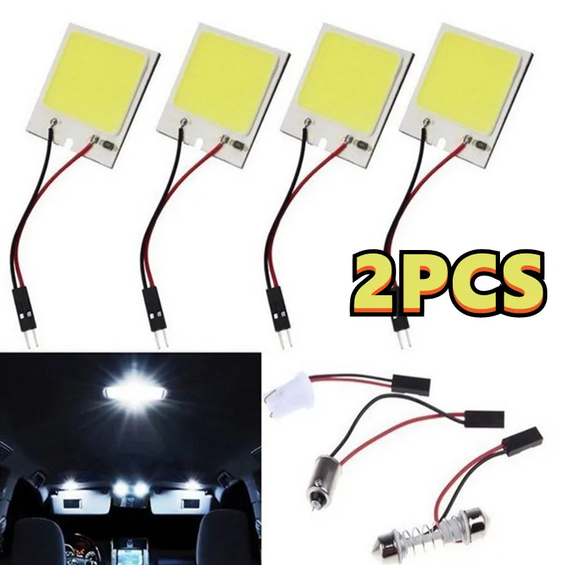 2PCS Panel LED Dome Reading Light Map Lamp COB 15 SMD Car Interior Lights Auto Bulb W5W Festoon T10 Led Adapter Car Accessories
2PCS Panel LED Dome Reading Light Map Lamp COB 15 SMD Car Interior Lights Auto Bulb W5W Festoon T10 Led Adapter Car Accessories