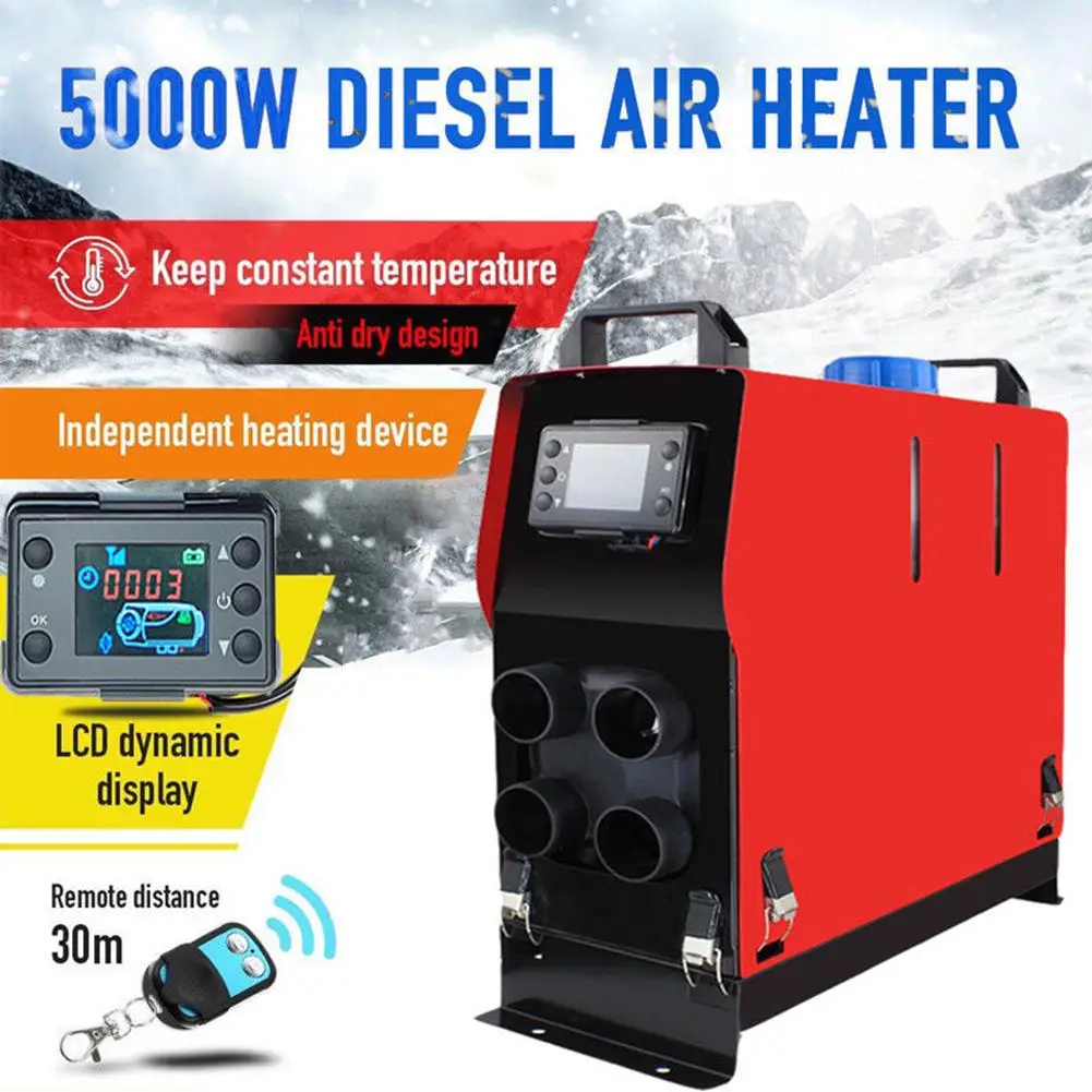 12V Air Diesel Heater 5000W 4 Holes LCD Monitor Parking Heater For Trucks Boats Bus Car The Parking Heater Is Used In Cars Truck
12V Air Diesel Heater 5000W 4 Holes LCD Monitor Parking Heater For Trucks Boats Bus Car The Parking Heater Is Used In Cars Truck