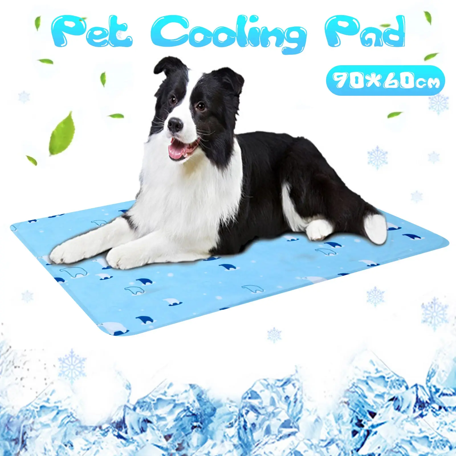 Dog Cooling Mat, Pet Summer Soft Ice Gel Self-Cooling Pad Mat Blanket Cushion for Pet Bed Sofa Floor Car Seat 24x35in Sky Blue
Dog Cooling Mat, Pet Summer Soft Ice Gel Self-Cooling Pad Mat Blanket Cushion for Pet Bed Sofa Floor Car Seat 24x35in Sky Blue