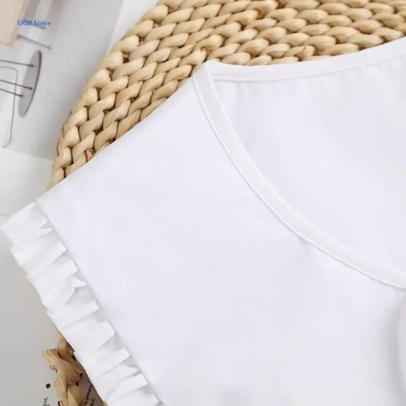 XX9D Women Girls White False Collar Pleated Brim Casual Romantic Kawaii False Collar Sweater Ornament Collar Necklace 
XX9D Women Girls White False Collar Pleated Brim Casual Romantic Kawaii False Collar Sweater Ornament Collar Necklace