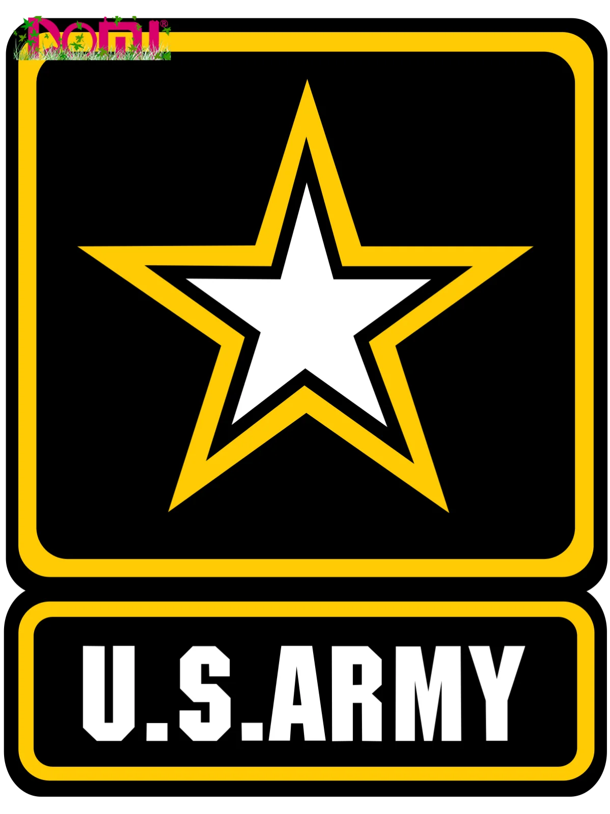 DOMI United States Army US Seal American Logo Sticker Bumper Motocross Racing Laptop Helmet Trunk Wall Decal
DOMI United States Army US Seal American Logo Sticker Bumper Motocross Racing Laptop Helmet Trunk Wall Decal
