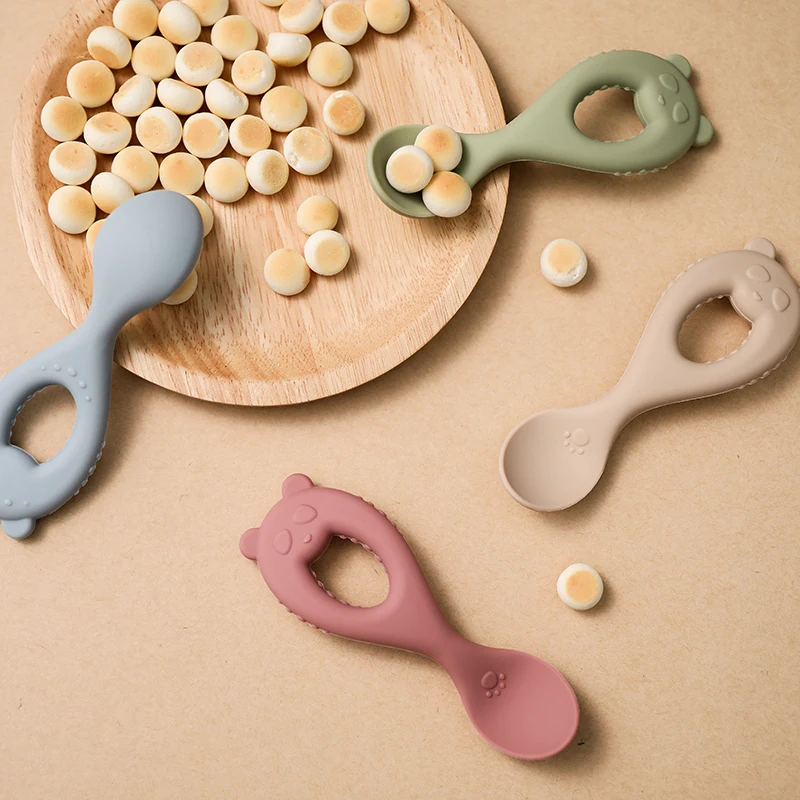 Baby Soft Silicone Spoon Cartoon Cute Safety Baby Learning Wood Spoon Non-Slip Spoon Children Kids Boy Girl Food Feeding Tools
Baby Soft Silicone Spoon Cartoon Cute Safety Baby Learning Wood Spoon Non-Slip Spoon Children Kids Boy Girl Food Feeding Tools