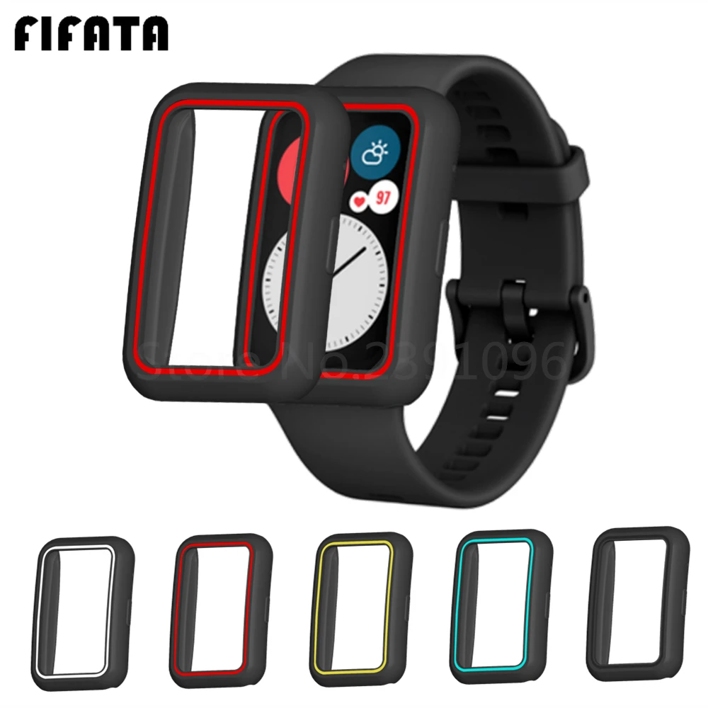 Чехол FIFATA для Huawei Watch Fit, мягкий бампер из ТПУ, защитная рамка для смарт-часов, ремешок для Huawei Fit, аксессуары
Чехол FIFATA для Huawei Watch Fit, мягкий бампер из ТПУ, защитная рамка для смарт-часов, ремешок для Huawei Fit, аксессуары