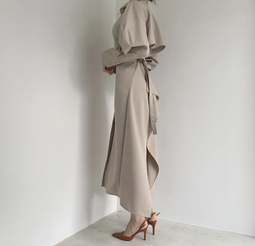 Spring retro halter sexy strappy long waist Dress solid color shirt Dress Female elegant sexy feminine long-sleeved Dress Women
Spring retro halter sexy strappy long waist Dress solid color shirt Dress Female elegant sexy feminine long-sleeved Dress Women
