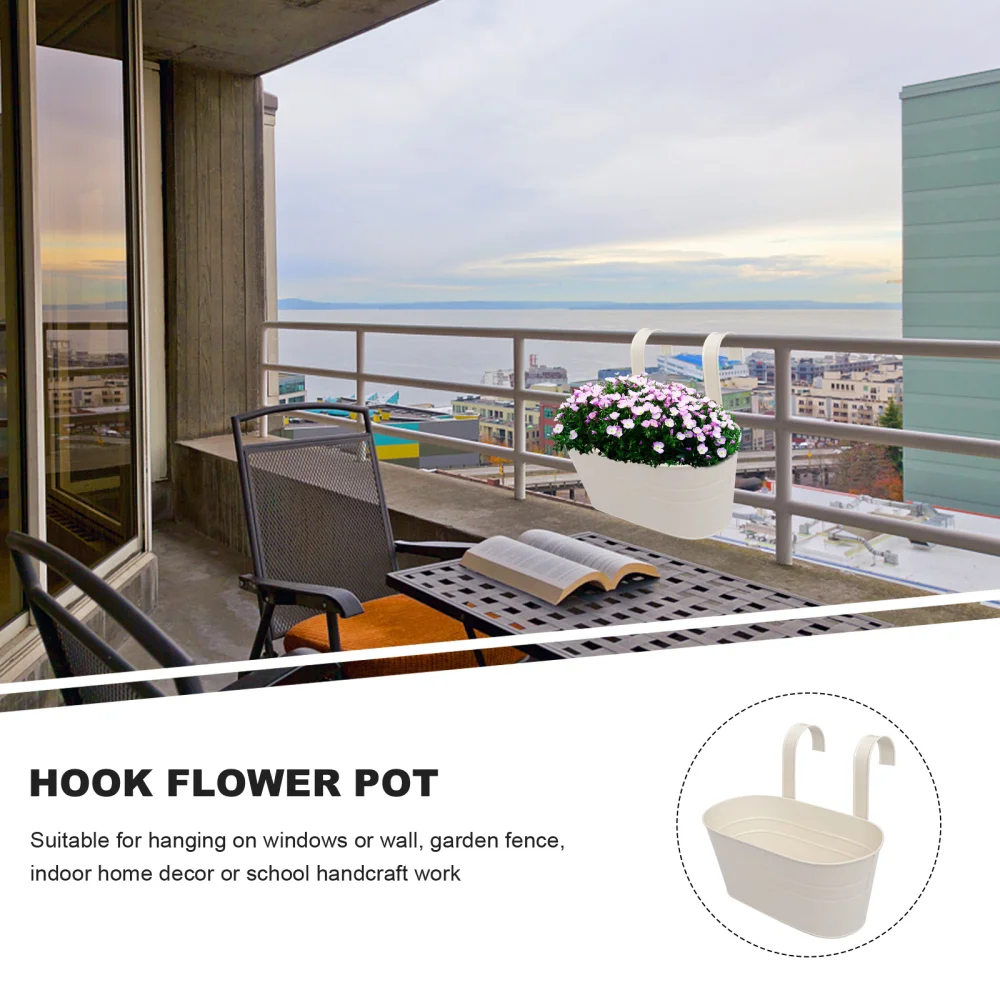 1Pc Detachable Wall Mounted Flowerpot Oval Iron Hanging Flower Pot Decor With Double Hooks for Home Garden (Orange)
1Pc Detachable Wall Mounted Flowerpot Oval Iron Hanging Flower Pot Decor With Double Hooks for Home Garden (Orange)