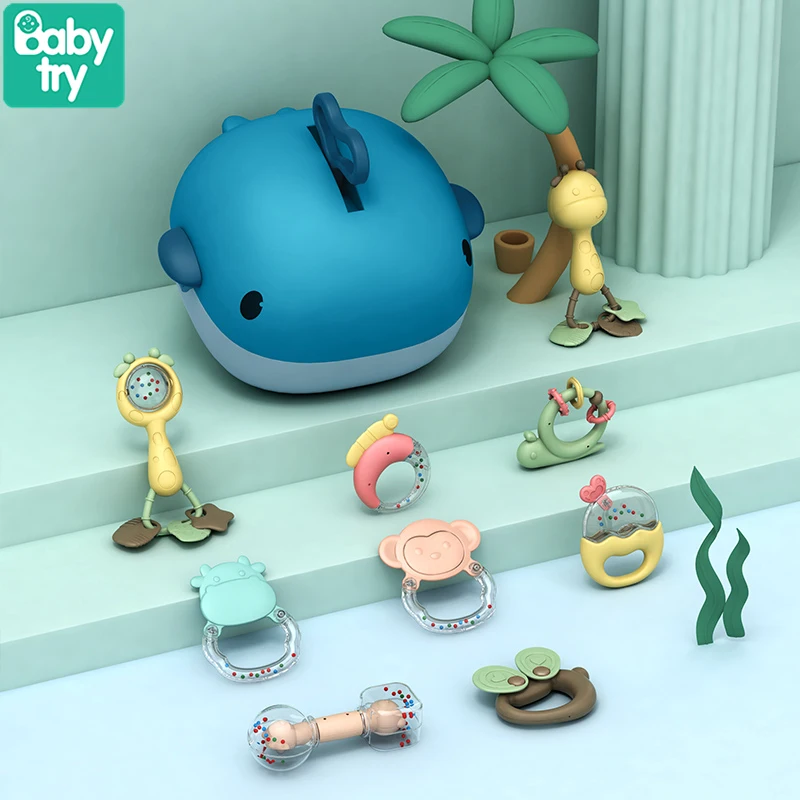 Детские погремушки, мобильный ящик для хранения, игрушки для малышей 0-12 месяцев, мягкий музыкальный резиновый Прорезыватель для зубов, Детс...
Детские погремушки, мобильный ящик для хранения, игрушки для малышей 0-12 месяцев, мягкий музыкальный резиновый Прорезыватель для зубов, Детс...