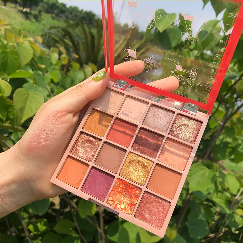 16 Colors Glitter Eyeshadow Makeup Pallete Matte Eye Shadow Palette Shimmer And Shine Diamond Eyeshadow Powder Pigment Cosmetics
16 Colors Glitter Eyeshadow Makeup Pallete Matte Eye Shadow Palette Shimmer And Shine Diamond Eyeshadow Powder Pigment Cosmetics