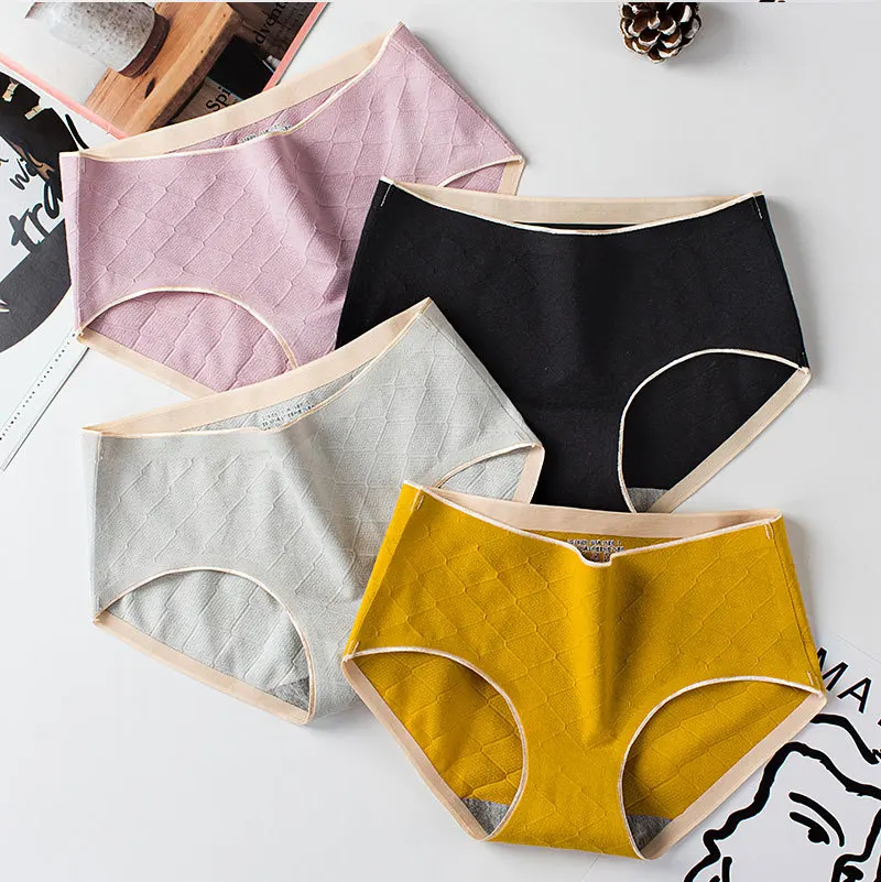 Seamless Women's Panties Cotton Briefs Mid Waist Graphene Bacteriostatic Colored Cotton Panties Underwear Women Lingerie M-xl
Seamless Women's Panties Cotton Briefs Mid Waist Graphene Bacteriostatic Colored Cotton Panties Underwear Women Lingerie M-xl