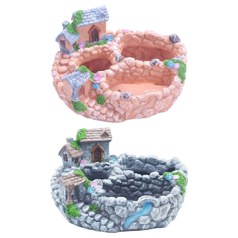 Сказочный женский современный сад, миниатюрный милый дом, коттедж, цветочный горшок «сделай сам», бонсай, горшки для суккулентных растений 
Сказочный женский современный сад, миниатюрный милый дом, коттедж, цветочный горшок «сделай сам», бонсай, горшки для суккулентных растений