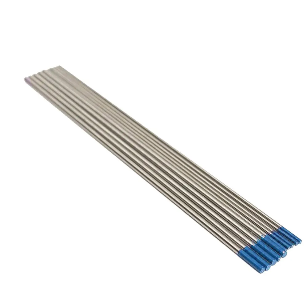 10pcs 2% Lanthanated WL20 TIG Tungsten Electrode 1.0 1.6 2.0 2.4 3.0 4.0 Blue Metalworking Tungsten Electrode
10pcs 2% Lanthanated WL20 TIG Tungsten Electrode 1.0 1.6 2.0 2.4 3.0 4.0 Blue Metalworking Tungsten Electrode