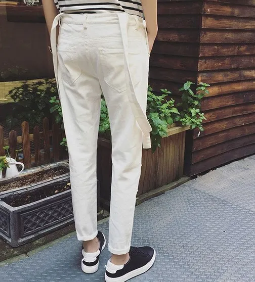 Hip Hop Mens Casual Distressed Bib Overalls Male White Black Denim Jumpsuit Men Ankle Length Ripped Jeans Suspender Pants
Hip Hop Mens Casual Distressed Bib Overalls Male White Black Denim Jumpsuit Men Ankle Length Ripped Jeans Suspender Pants