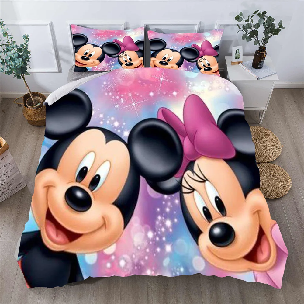 Disney 3D Printed Cartoon Minnie Mickey Mouse Bedding Set Duvet Cover Pillowcases Boy Girls Bedroom Decoration Duvet Cover Set
Disney 3D Printed Cartoon Minnie Mickey Mouse Bedding Set Duvet Cover Pillowcases Boy Girls Bedroom Decoration Duvet Cover Set