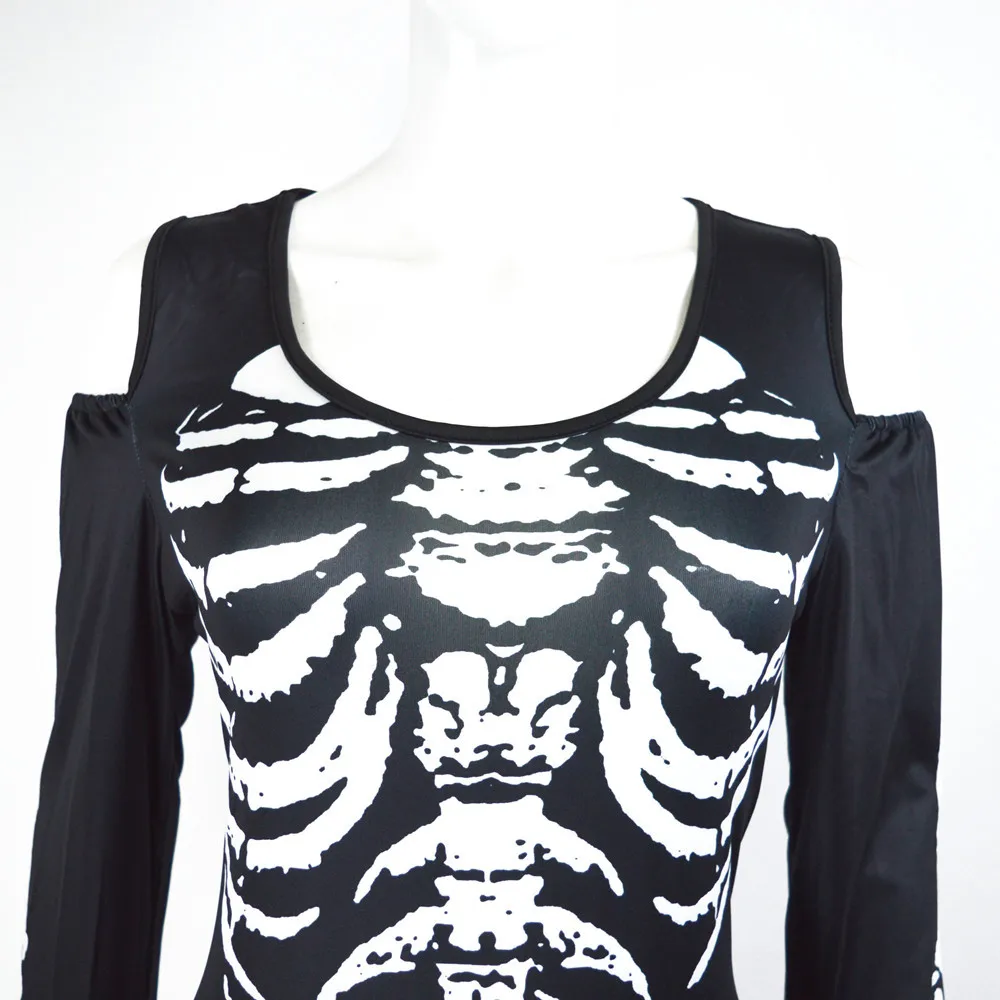 Skeleton Skeleton Print Halloween Carnival Party Costume Black Dress
Skeleton Skeleton Print Halloween Carnival Party Costume Black Dress