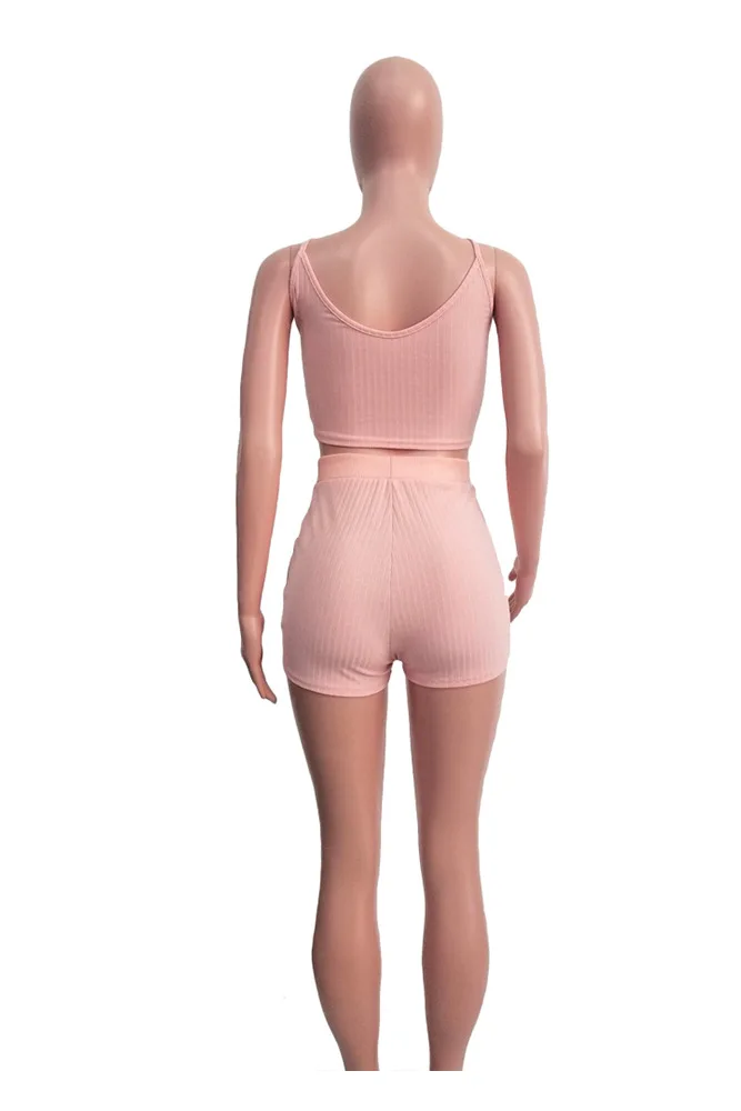 Summer Women Pink Knitted Tank Top Shorts Suit Two Piece Set Casual Sporty Beach Tracksuit Outfit Overalls Plus Size S-XXL
Summer Women Pink Knitted Tank Top Shorts Suit Two Piece Set Casual Sporty Beach Tracksuit Outfit Overalls Plus Size S-XXL