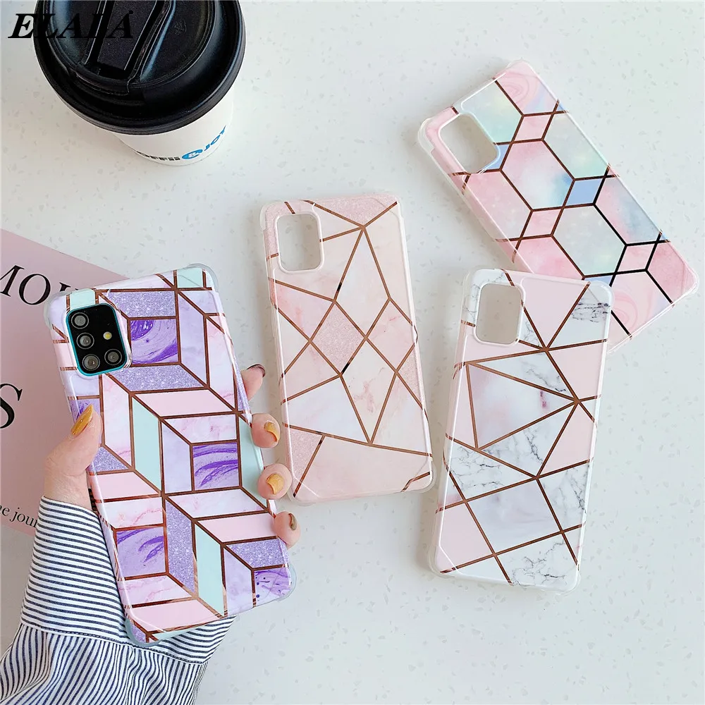 S20 FE Marble Phone Case for Galaxy S20 Lite Note 20 Ultra 10 S10 Plus A51 A71 A50 A20 Geometric Shockproof Soft Bumper Cover
S20 FE Marble Phone Case for Galaxy S20 Lite Note 20 Ultra 10 S10 Plus A51 A71 A50 A20 Geometric Shockproof Soft Bumper Cover