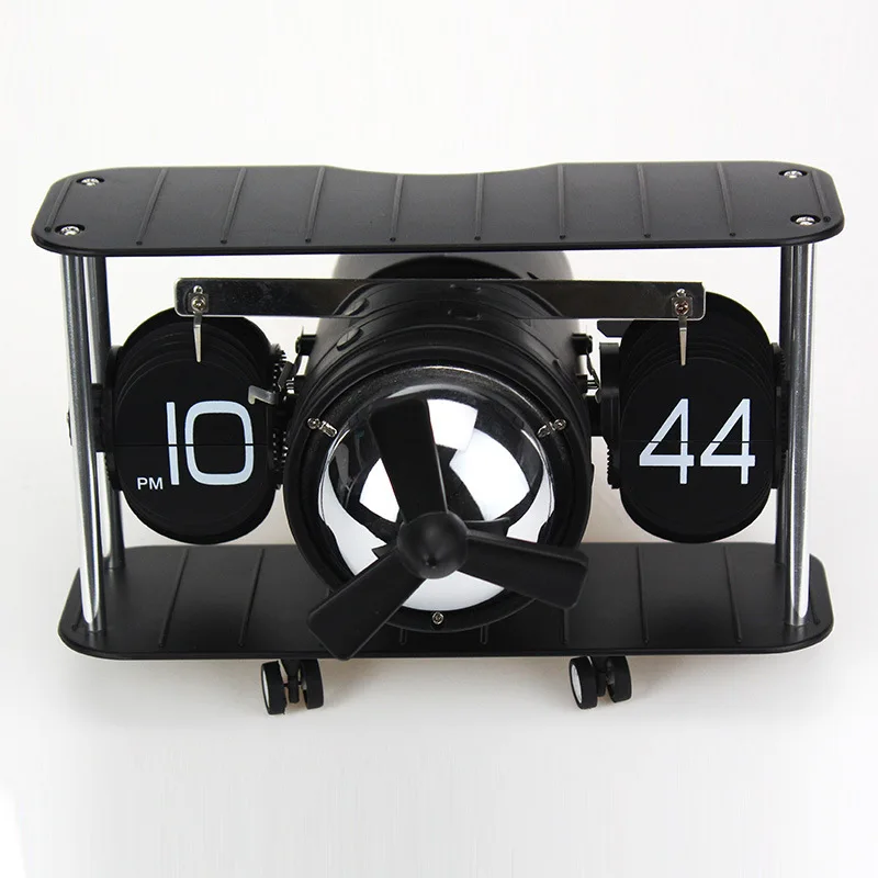 Flip Iron Craft Aircraft Model Living Room Antique Style Needle Europe Geometric Quartz Metal Clock Automatic page turning
Flip Iron Craft Aircraft Model Living Room Antique Style Needle Europe Geometric Quartz Metal Clock Automatic page turning