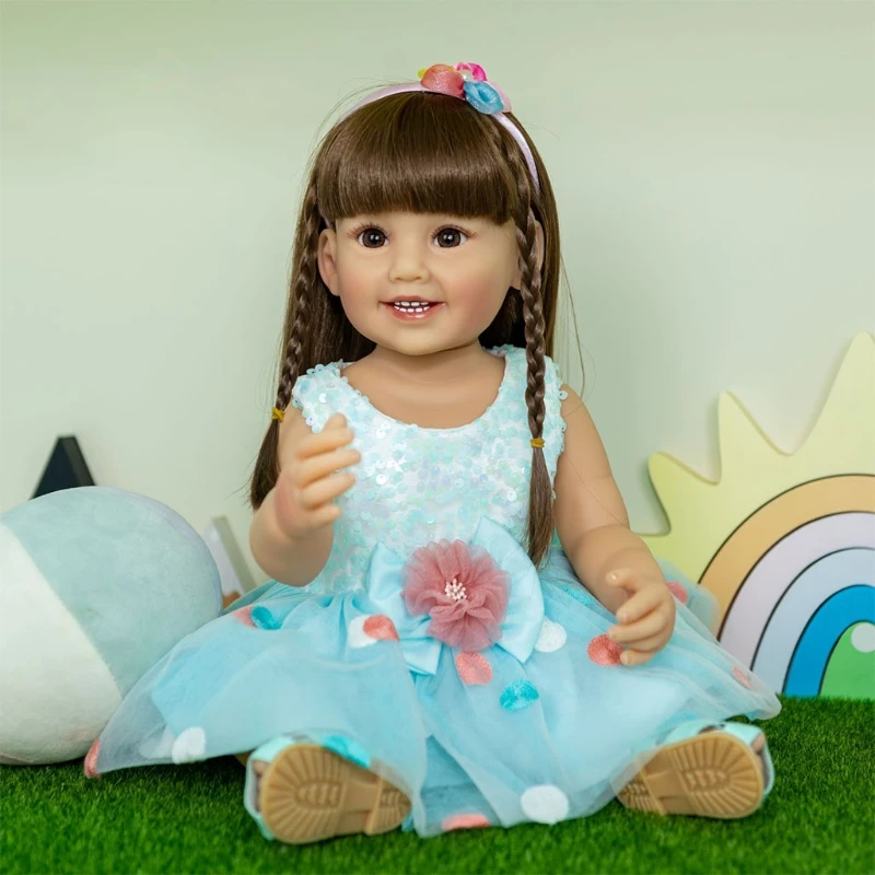 22inch Blue Dresses Toy Doll for Baby Boys & Girls Comfort Toy Interactive Dolls
22inch Blue Dresses Toy Doll for Baby Boys & Girls Comfort Toy Interactive Dolls