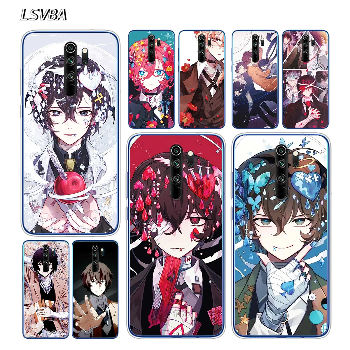 Soft TPU Silicone Cover Bungou Stray Dogs Dazai Osamu Anime For Xiaomi Redmi Note 9 9S 8T 8 7 6 5A 5 4X 4 Pro Max Phone Case 
Soft TPU Silicone Cover Bungou Stray Dogs Dazai Osamu Anime For Xiaomi Redmi Note 9 9S 8T 8 7 6 5A 5 4X 4 Pro Max Phone Case