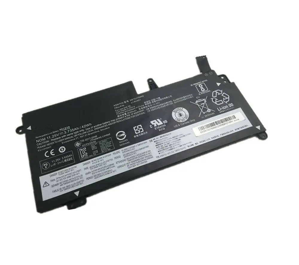 Lenovo Original Thinkpad S2 13 20GL 13.3" Chromebook Series 01AV400 01AV401 01AV435 01AV437 Laptop Battery 11.4V 3685mAh 42Wh
Lenovo Original Thinkpad S2 13 20GL 13.3" Chromebook Series 01AV400 01AV401 01AV435 01AV437 Laptop Battery 11.4V 3685mAh 42Wh